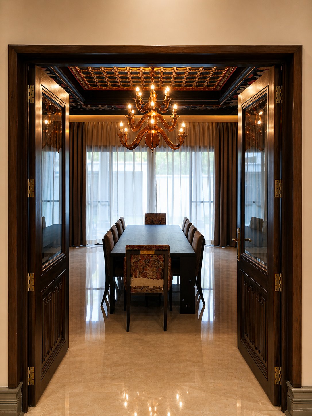 Open Storey dining interior — grand dining room