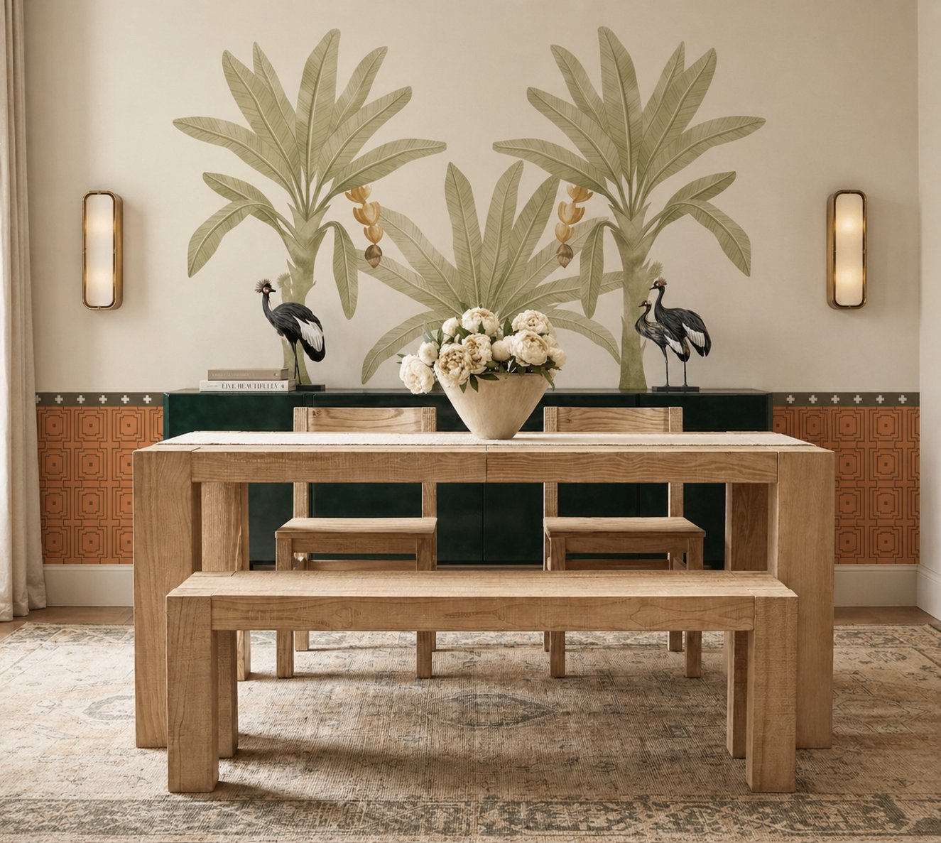 Open Storey dining interior — tropical dining room